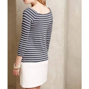 Anthropologie Bailey 44 Nautical Striped Dress M